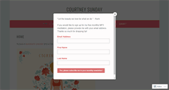 Desktop Screenshot of courtneysunday.com